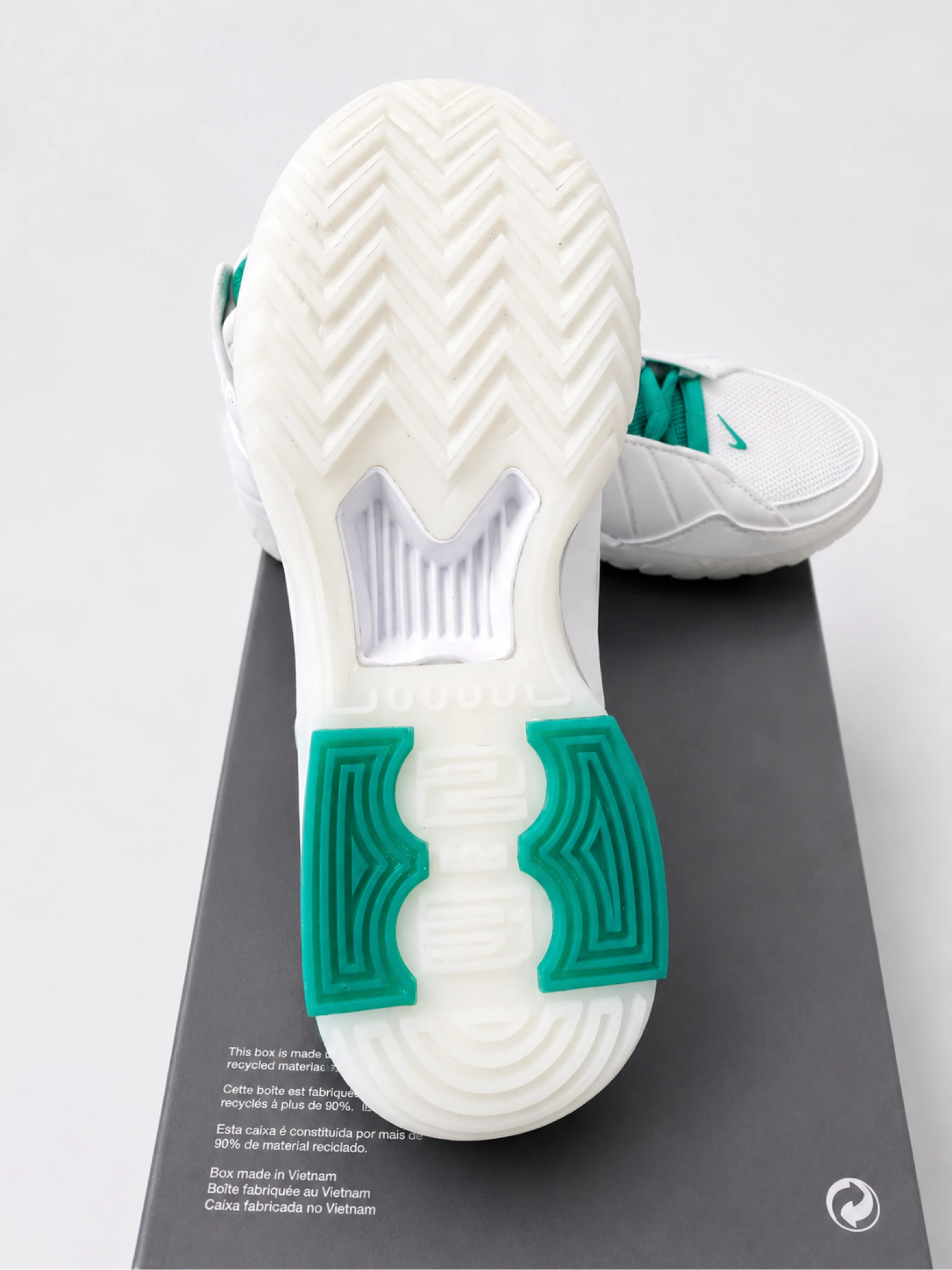 Nike LeBron Witness Branco / Verde – Com caixa – photo 5